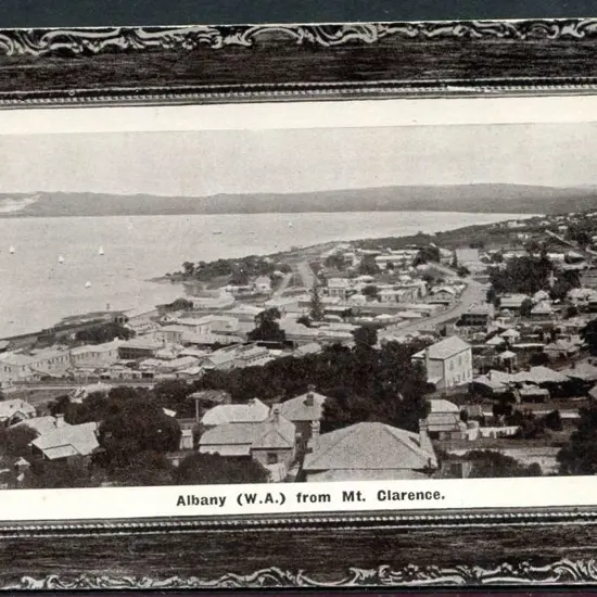 "Albany (W.A.) from Mt. Clarence" in same format ...