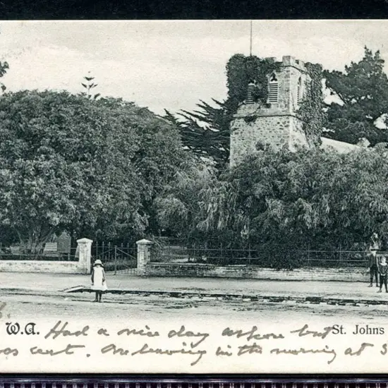 "Albany, W.A. St. Johns Church" Thos Todd Albany ...