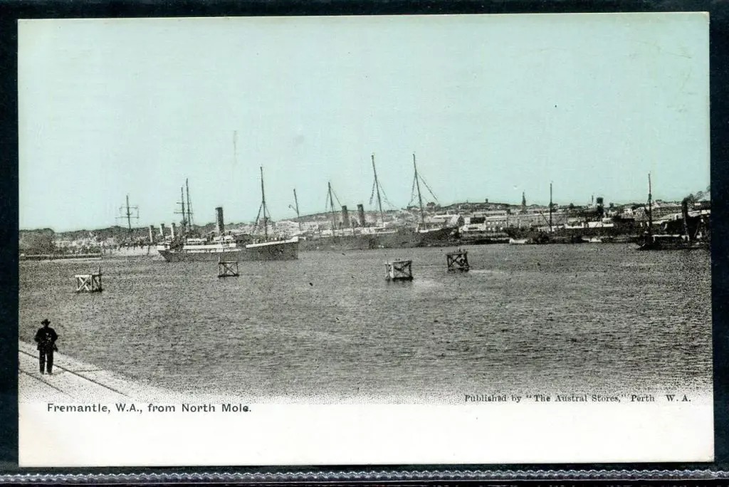 "Fremantle, WA, from North Mole" Austral Stores ... Image 1++