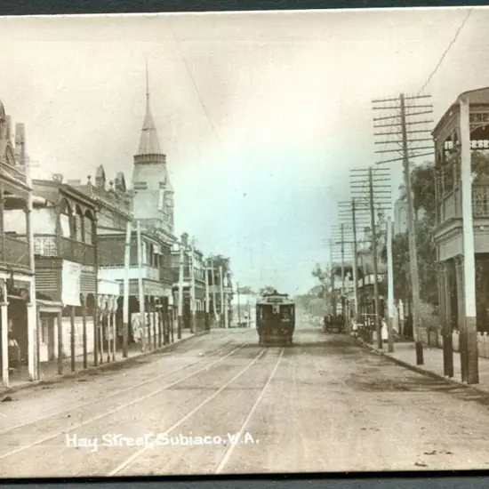 "Hay Street, Subiaco, W.A. No.1" b&w photographic ...