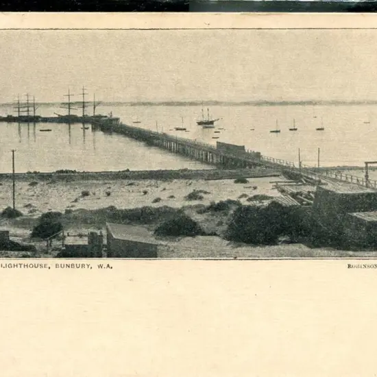 "Jetty from Lighthouse, Bunbury, WA" Robinson's ...