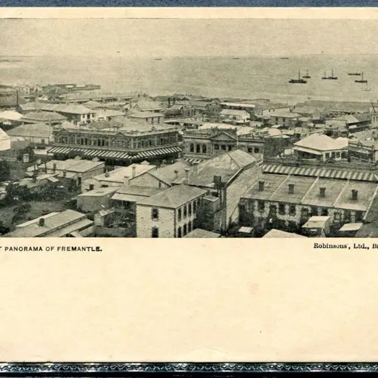 "No.1 Part Panorama of Fremantle" Robinson's Ltd ...