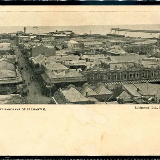 "No.3 Part Panorama of Fremantle" Robinson's Ltd ...