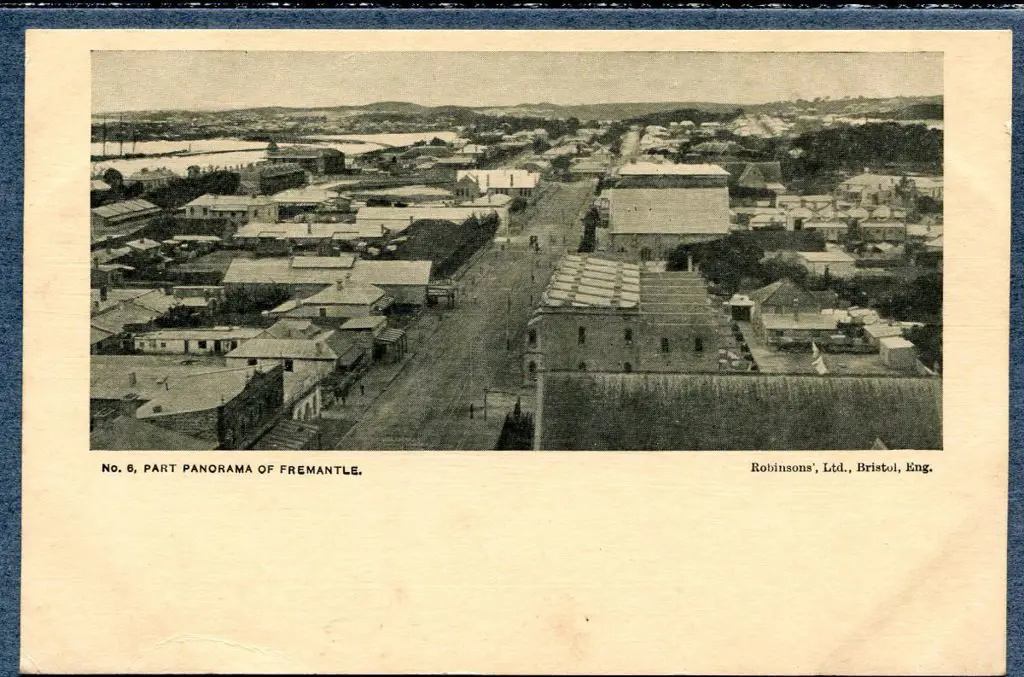 "No.6 Part Panorama of Fremantle" Robinson's Ltd ... Image 1++