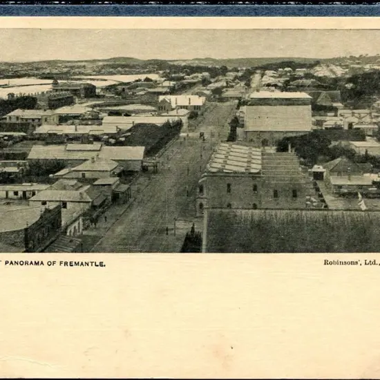 "No.6 Part Panorama of Fremantle" Robinson's Ltd ...