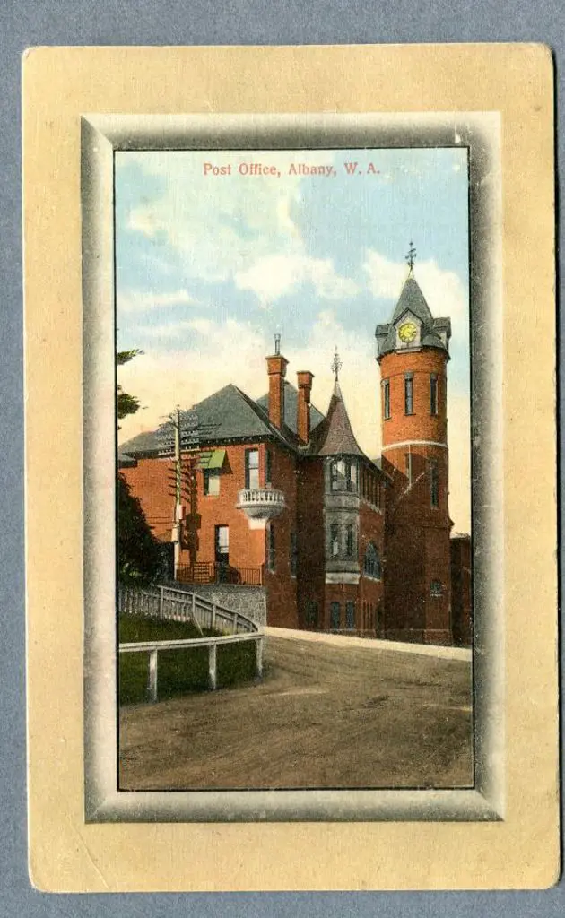"Post Office, Albany, W.A." colour framed from ... Image 1++