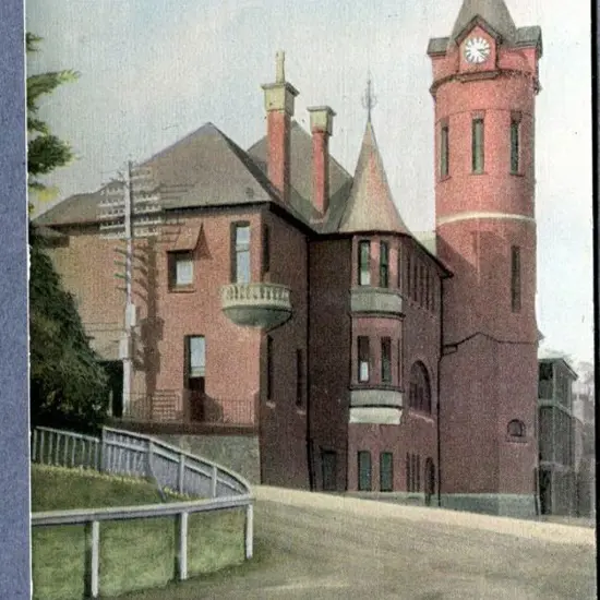 "Post Office, Albany, W.A." colour with title in ...