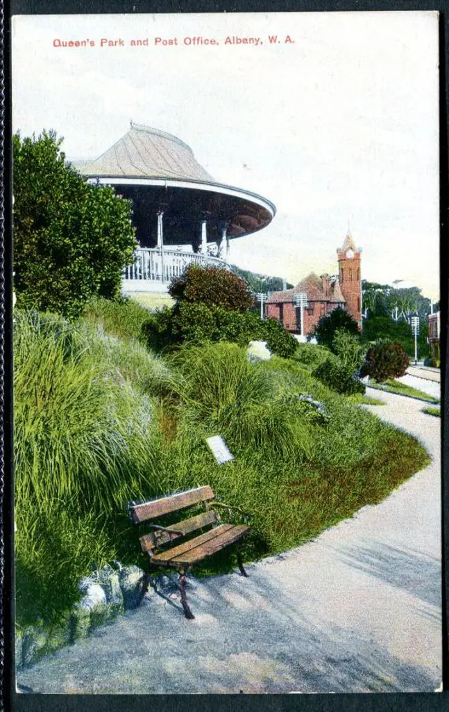 "Queen's Gardens, Perth WA No.3" b&w undivided ... Image 1++