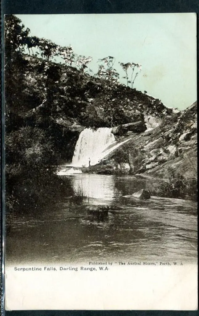 "Serpentine Falls, Darling Range, WA" b&w & light ... Image 1++