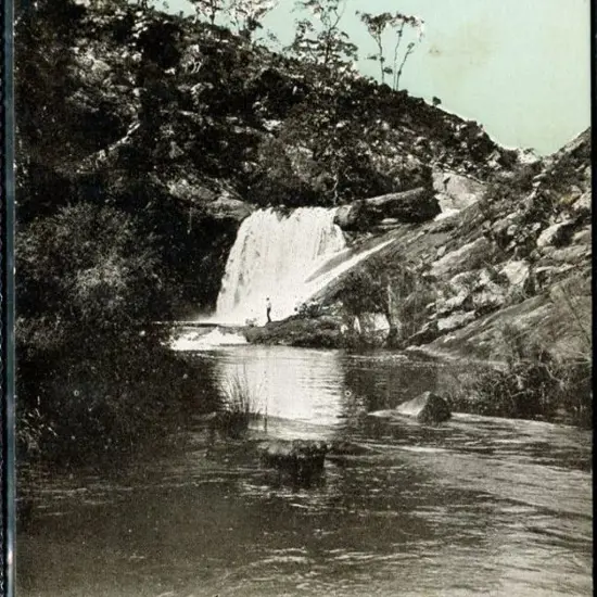 "Serpentine Falls, Darling Range, WA" b&w & light ...