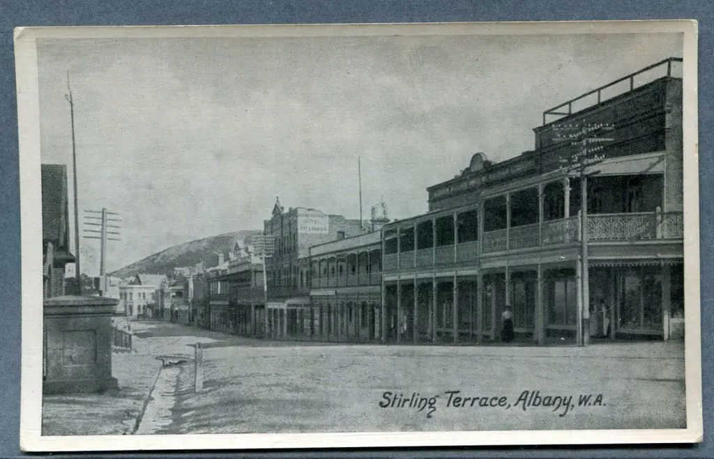 "Stirling Terrace, Albany, W.A." b&w with this ... Image 1++