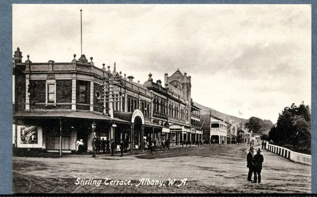 "Stirling Terrace, Albany, W.A." sepia card with ... Image 1++