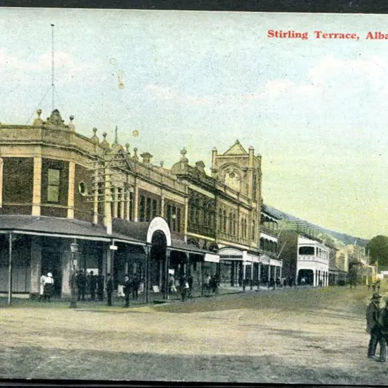 "Stirling Terrace, Albany, W.A." with title in ...