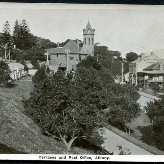 "Terrace & Post Office Albany" Todd's Book Arcade, ...