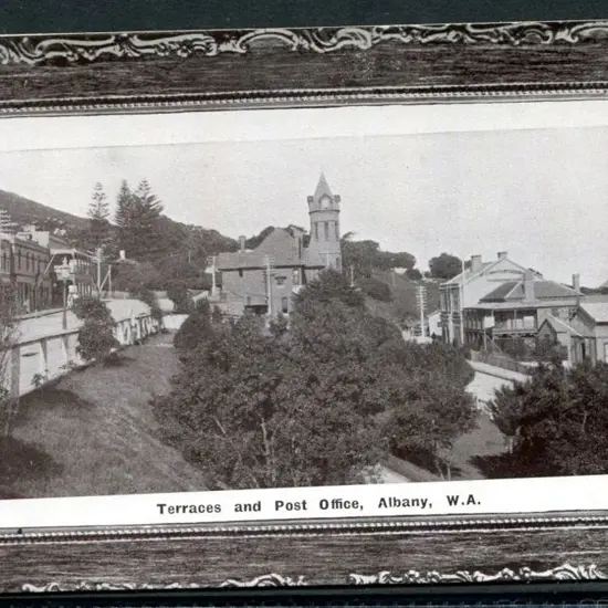 "Terrace & Post Office, Albany WA" in same format ...