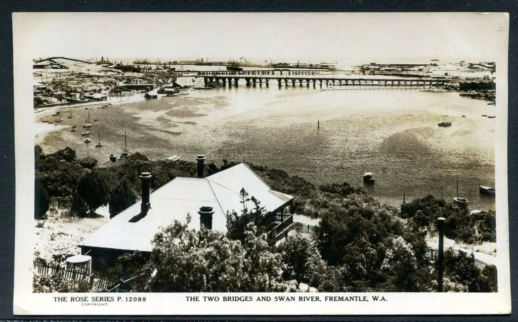 "The Two Bridges and Swan River, Fremantle, WA" ... Image 1++