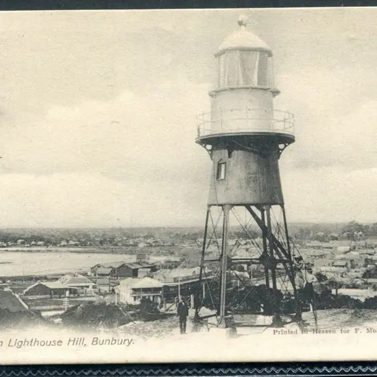 "View from Lighthouse Hill, Bunbury" F. Mead, ...
