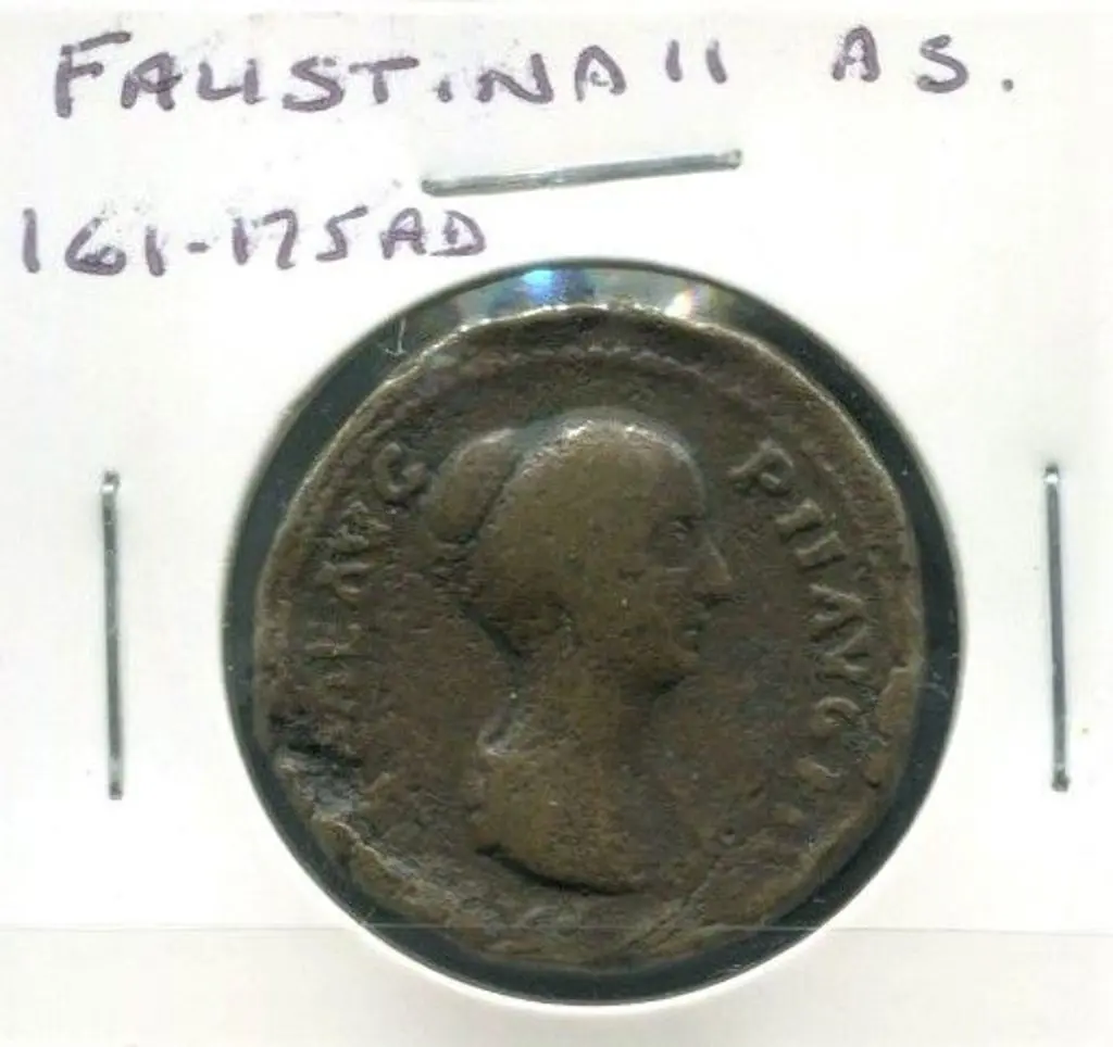 161-175AD Faustina II AS. aVF Image 1++