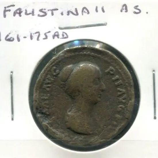 161-175AD Faustina II AS. aVF