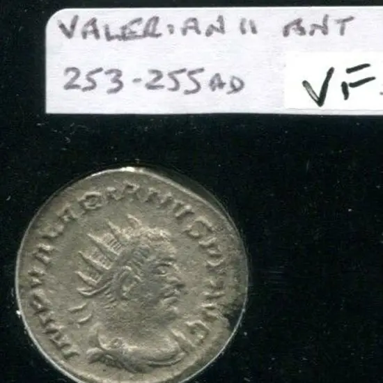 253-255AD Valerian II Ant. VF
