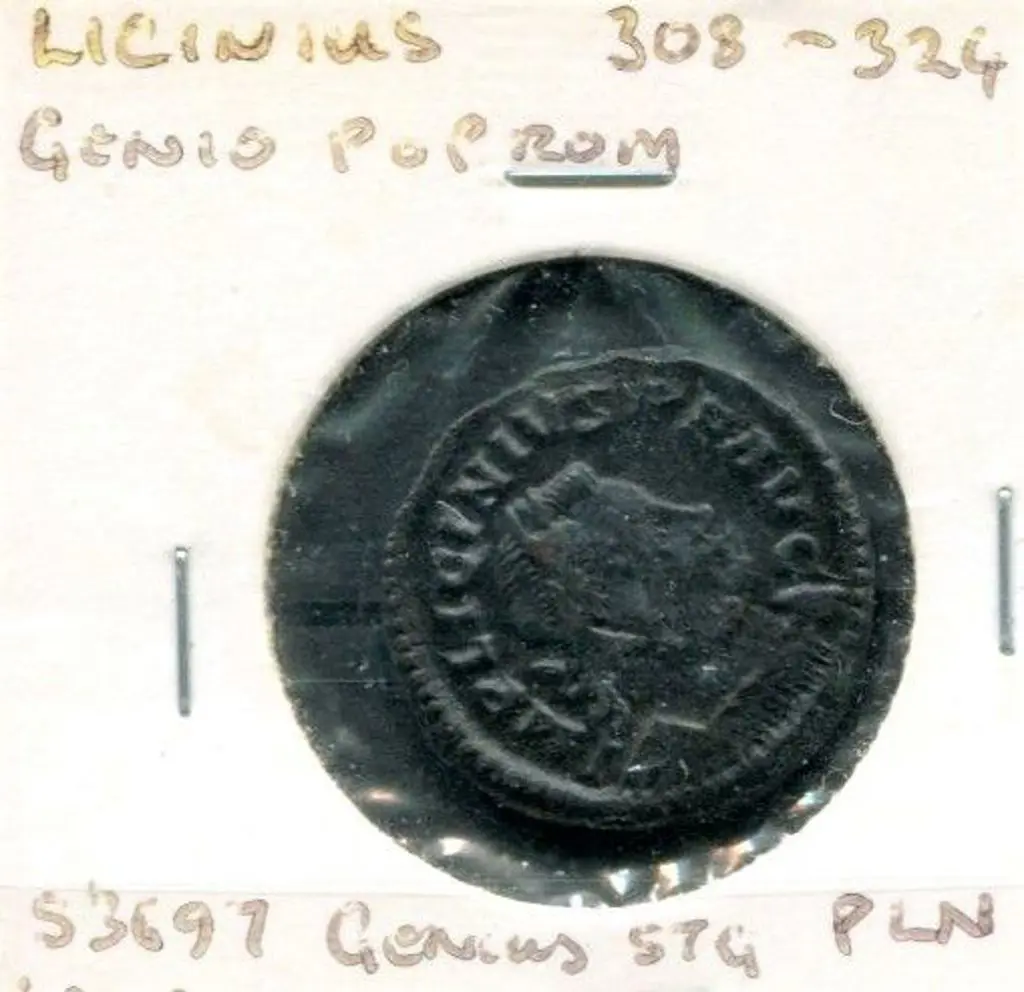 308-324AD Licinius Genio (London Mint). EF Image 1++