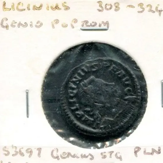 308-324AD Licinius Genio (London Mint). EF