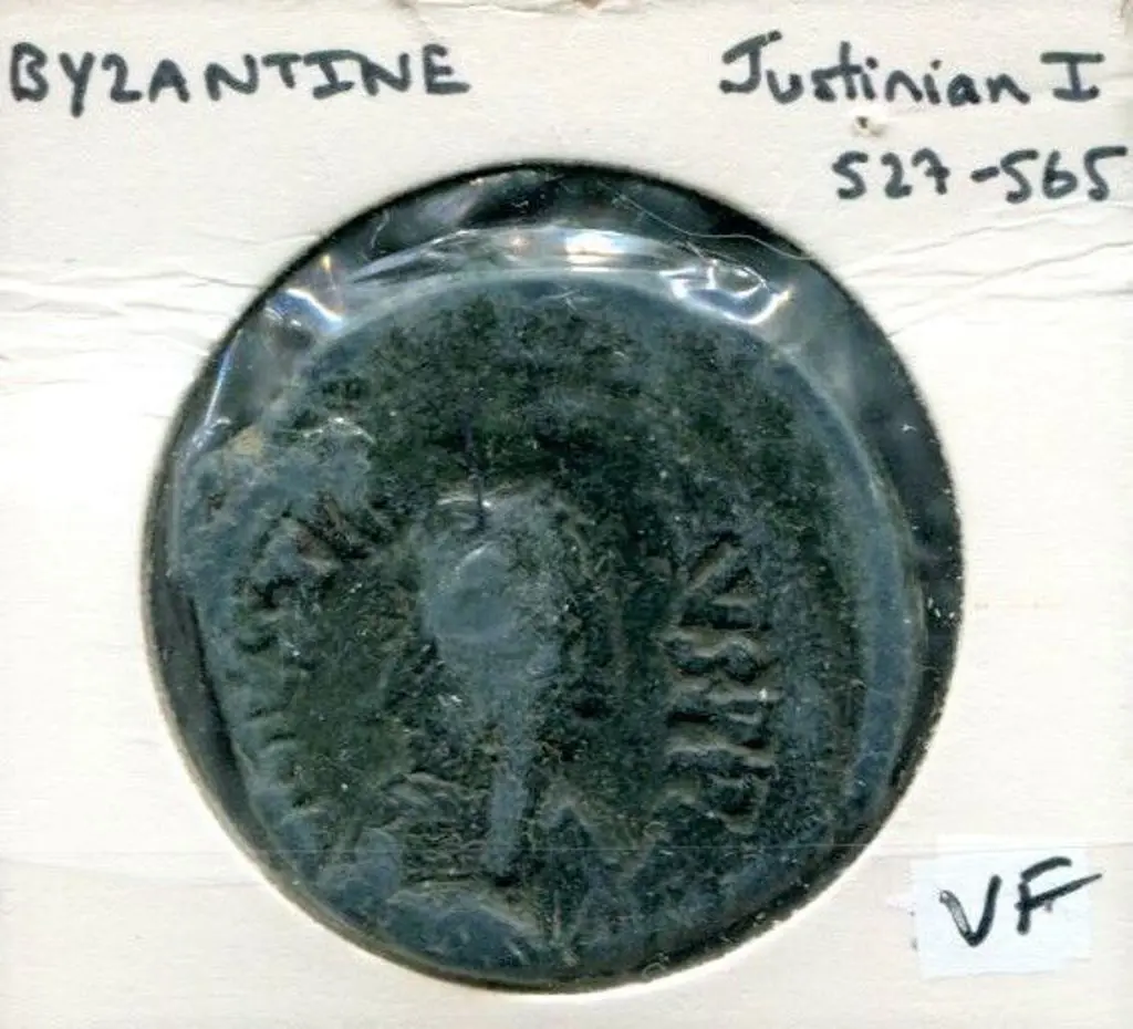 527-565AD Byzantine Justinian I - "Face of ... Image 1++