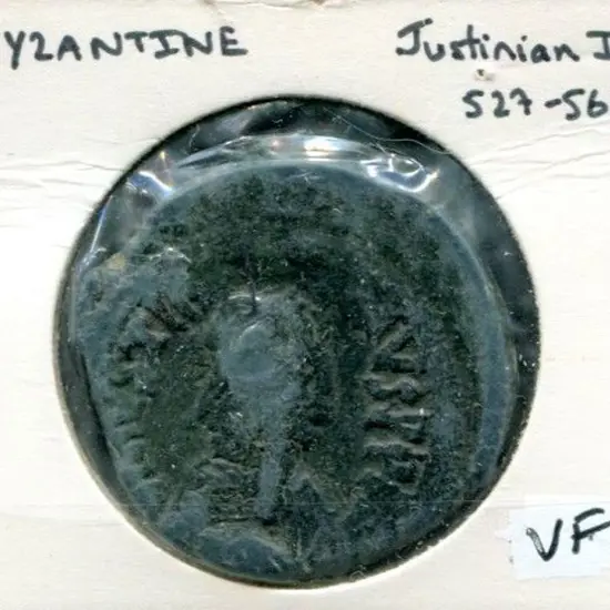 527-565AD Byzantine Justinian I - "Face of ...