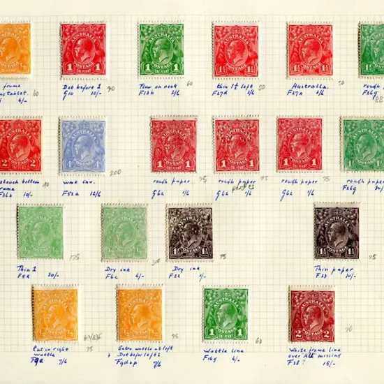 KGV MLH varieties annotated on 2 leaves plus page ...
