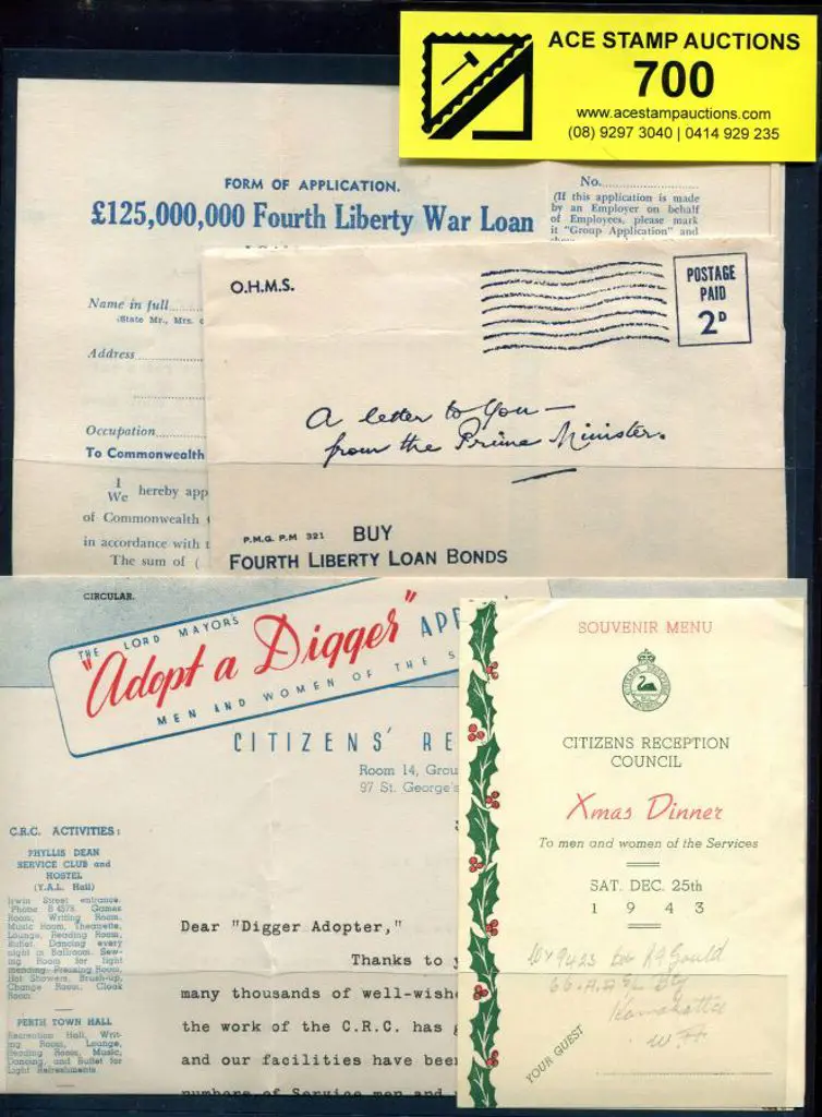 Military Mail 1944 envelope posted to local Perth ... Image 1++