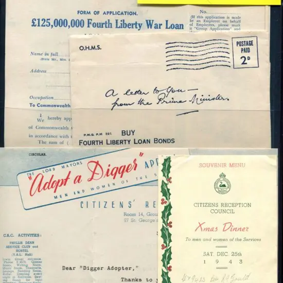 Military Mail 1944 envelope posted to local Perth ...