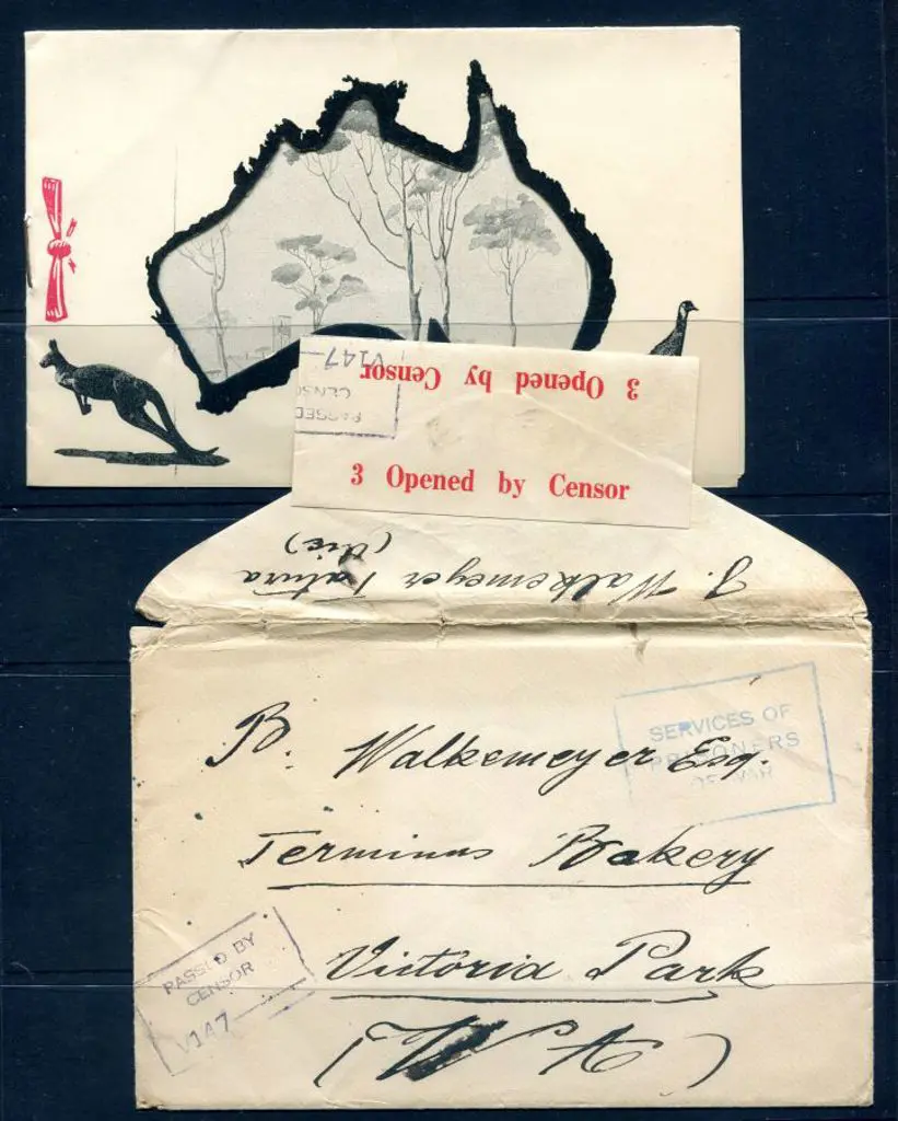 Military Mail 1947 (13th Dec) WWII Censored ... Image 1++