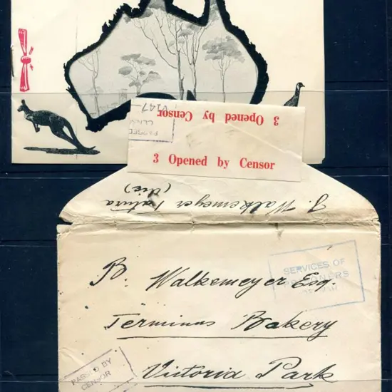 Military Mail 1947 (13th Dec) WWII Censored ...