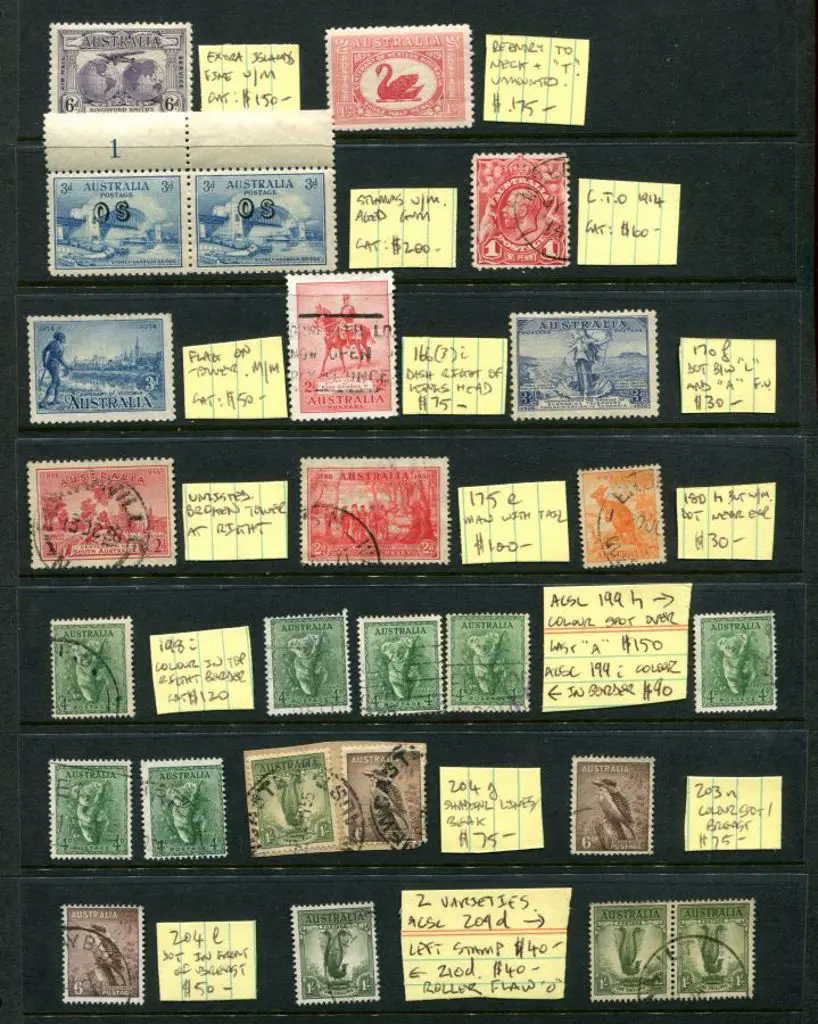 Varieties MUH, MLH & used collection arranged on ... Image 1++