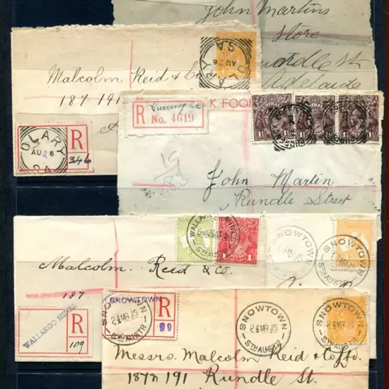 South Australia 1915-1928 group of Registered ...