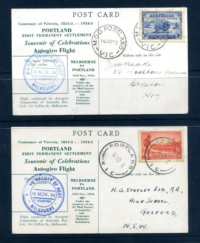 1934 (16th Nov) Portland to Melbourne return ... Image 1++