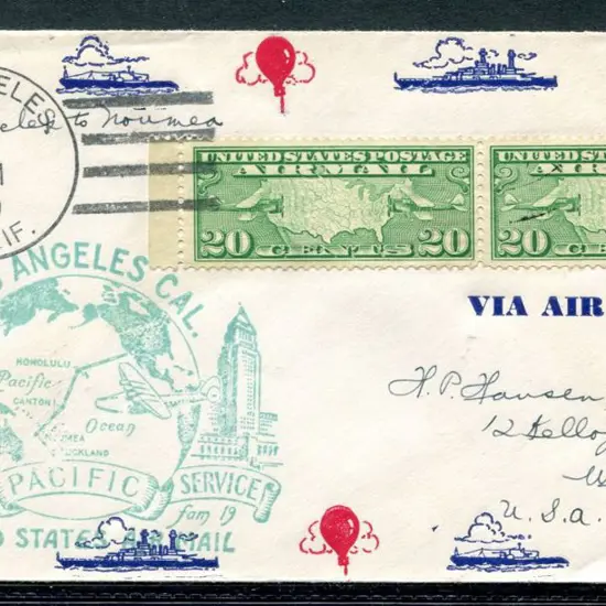 USA 1940 (12th July) F.A.M. 19 by PAA Clipper San ...