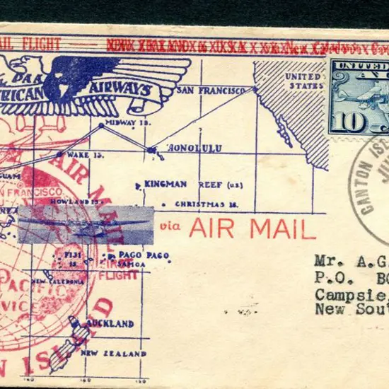 USA 1940 (22nd July) F.A.M. 19 by PAA Clipper ...