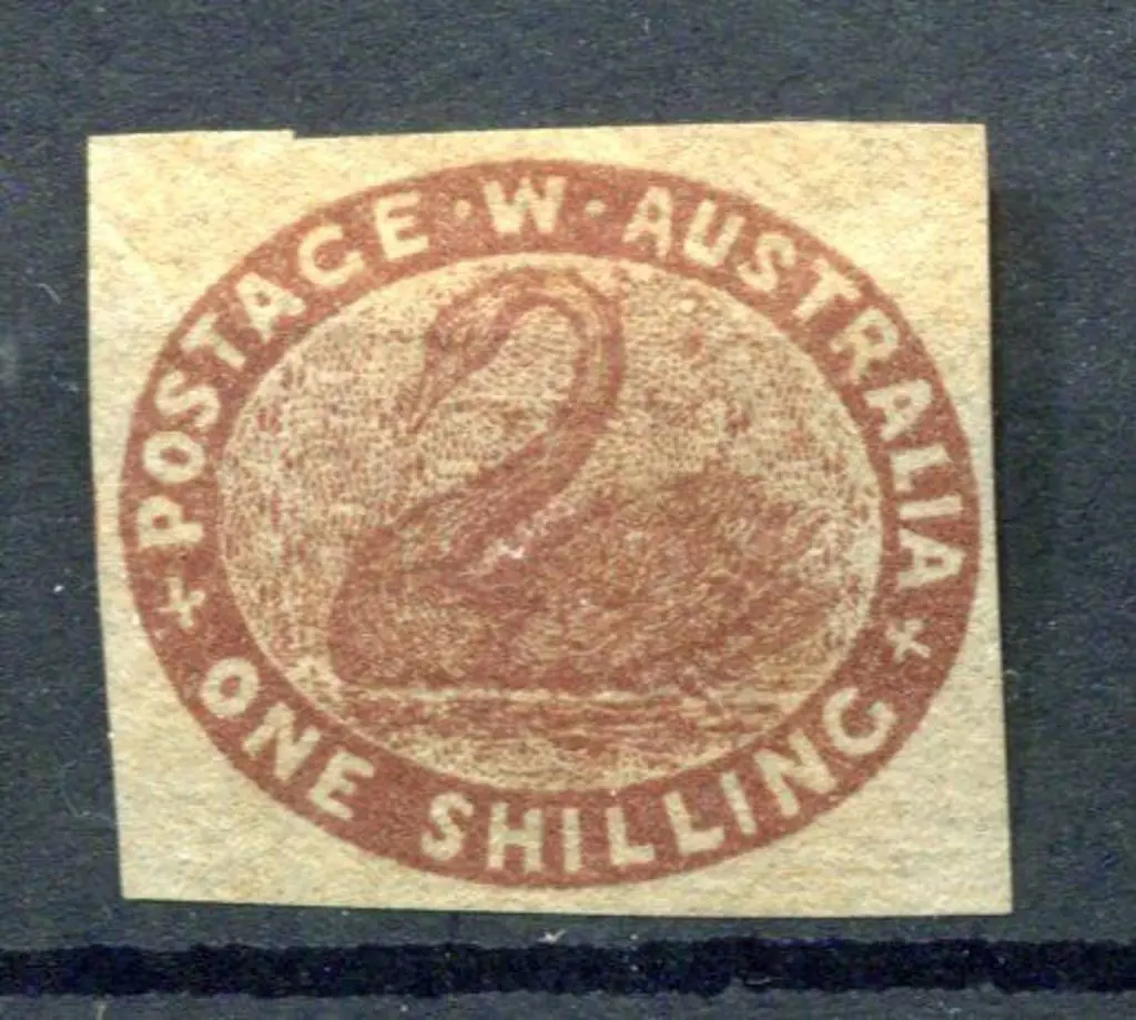 1854 1/- deep red-brown. Unused without gum. ... Image 1++