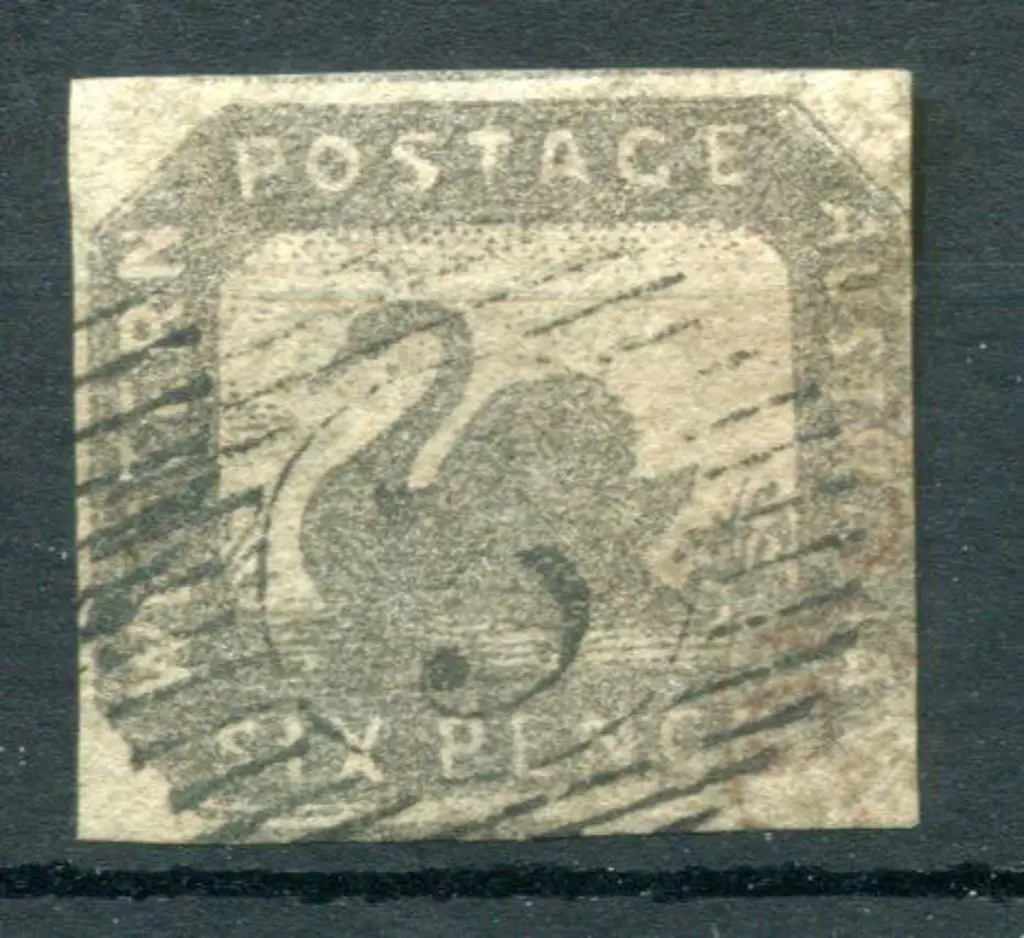 1857 6d golden bronze, 4 margins just touching at ... Image 1++