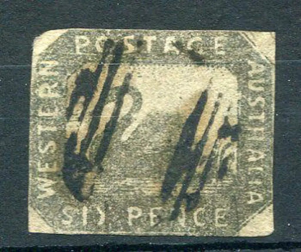 1859 6d grey-black used with void grid cancel. ... Image 1++
