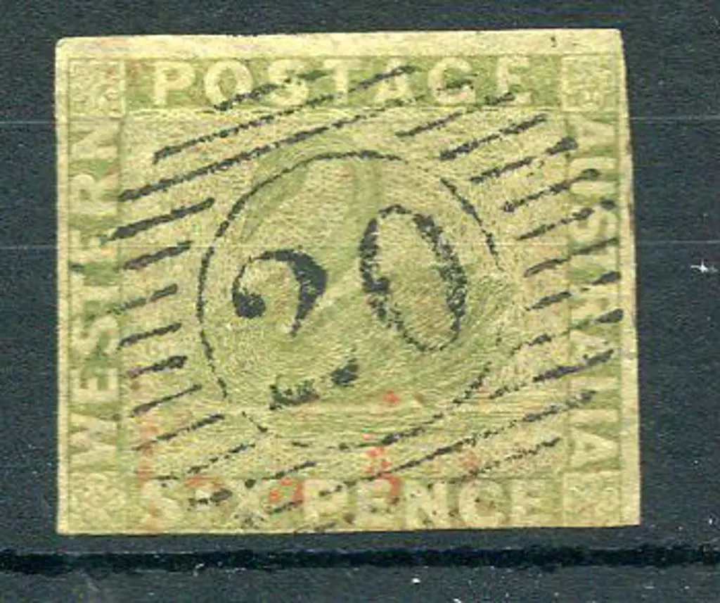 1861 6d sage-green attractively used with full BN ... Image 1++