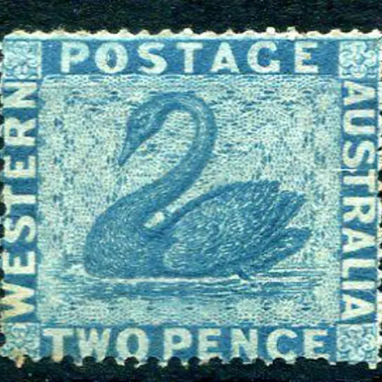 1861 2d blue. Unused without gum. SG 34, Cat. £250