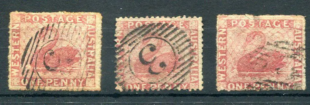 1861 1d rose, intermediate perf. 14-16, 1d rose ... Image 1++