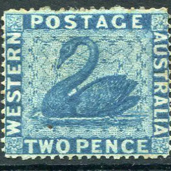 1861 2d blue. MH with part patchy original gum. SG ...