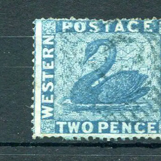 1861 2d blue. Unused with gum traces plus 2 used ...