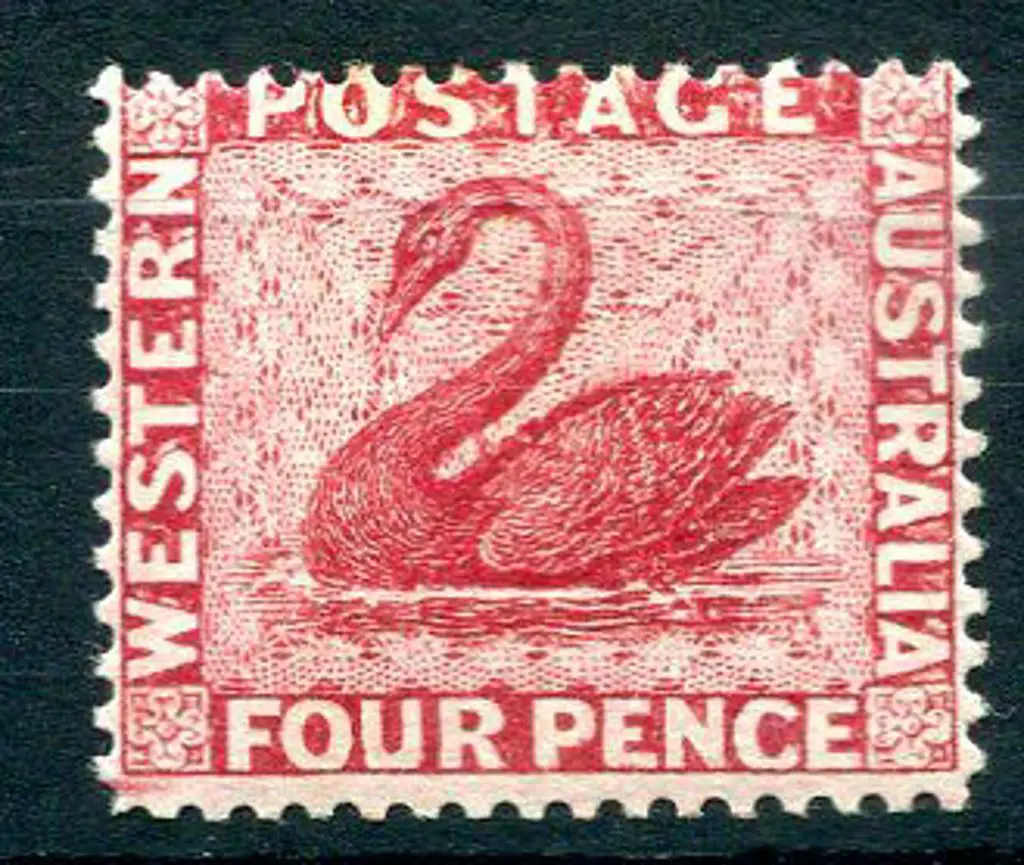 1882 4d carmine with re-entry varieties to both ... Image 1++