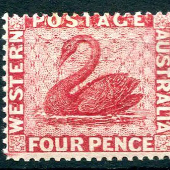 1882 4d carmine with re-entry varieties to both ...