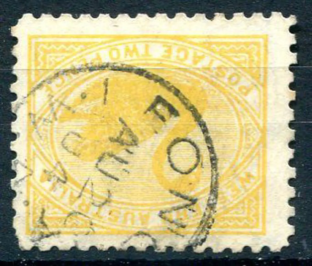 1902 2d yellow with upright inverted wmk. Fine ... Image 1++