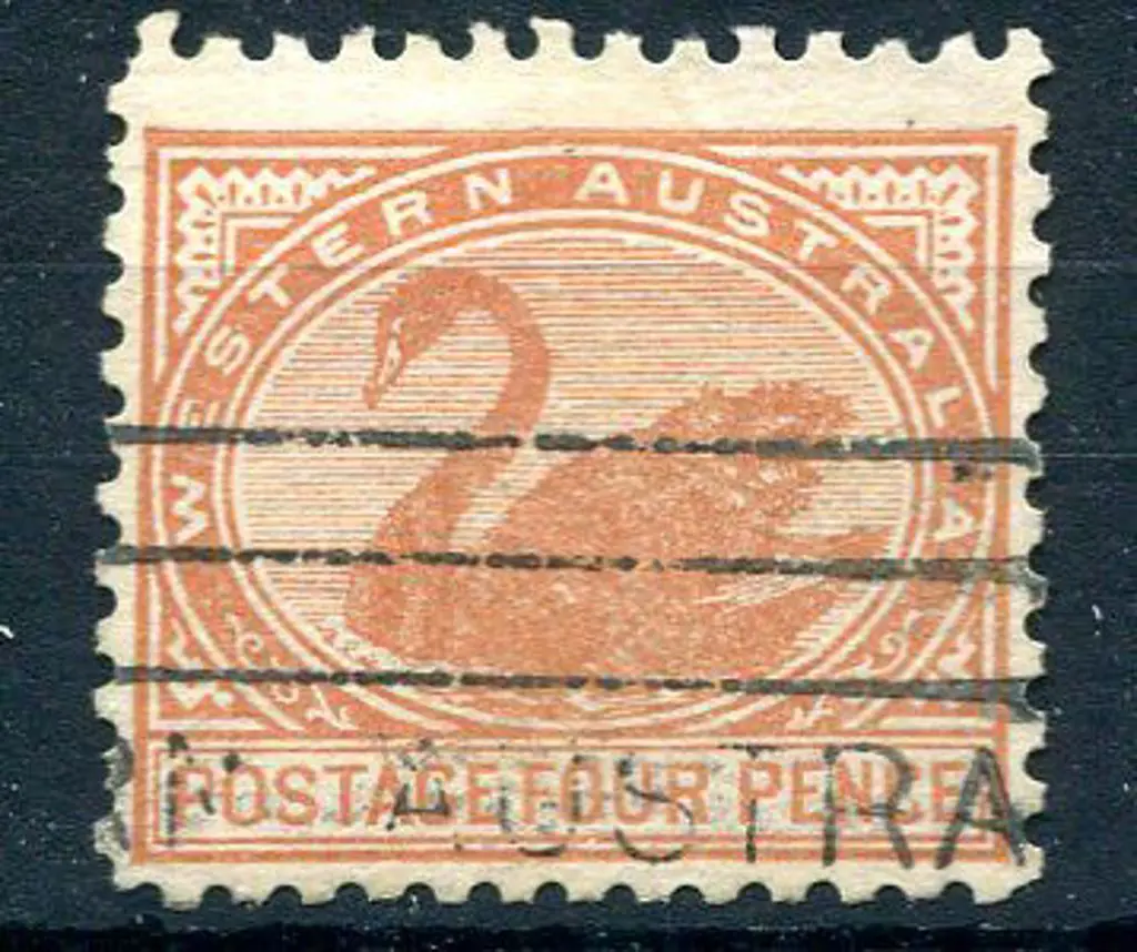 1902 4d chestnut. Fine used with neat machine ... Image 1++